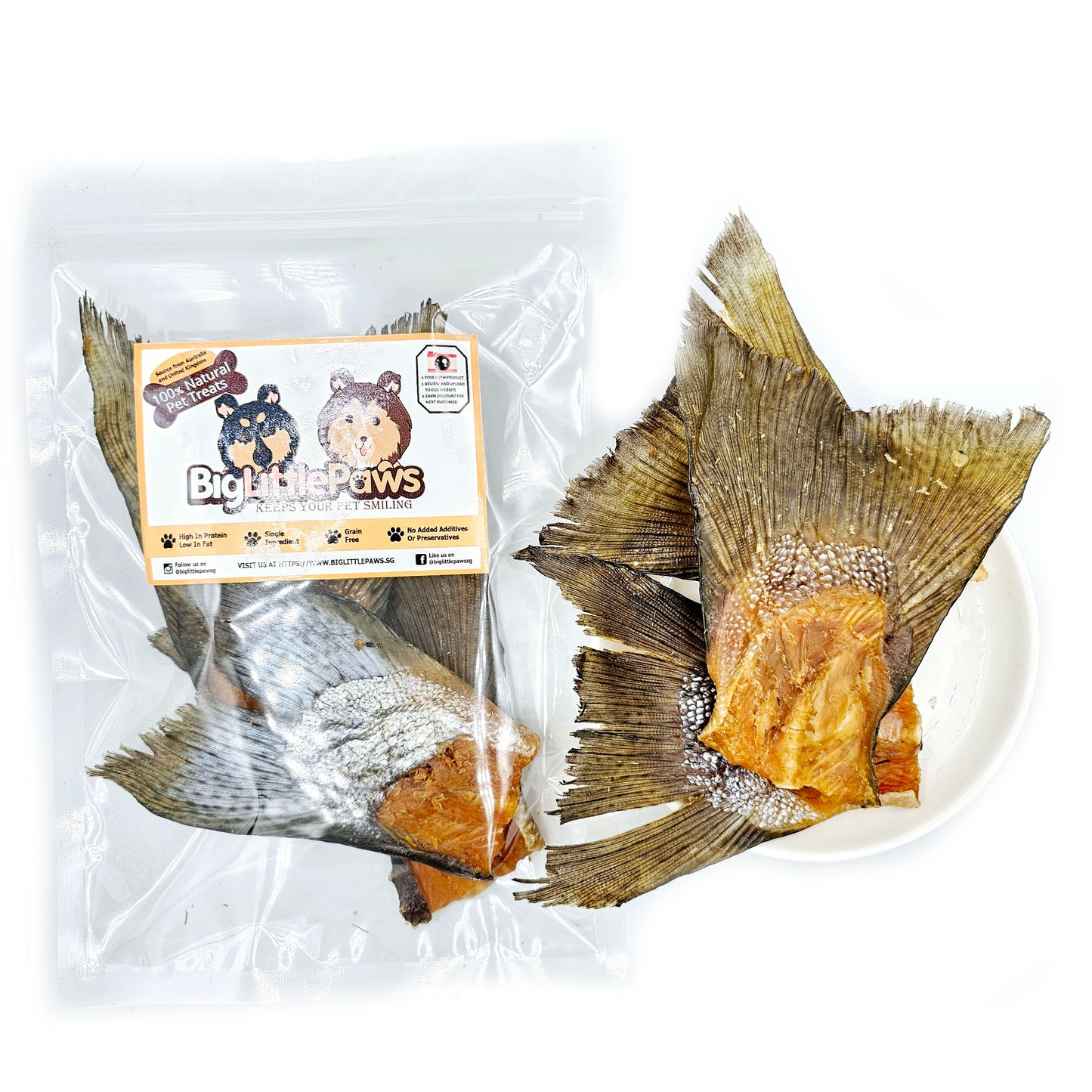 Salmon Tails- Big Little Paws Singapore Dog Treats