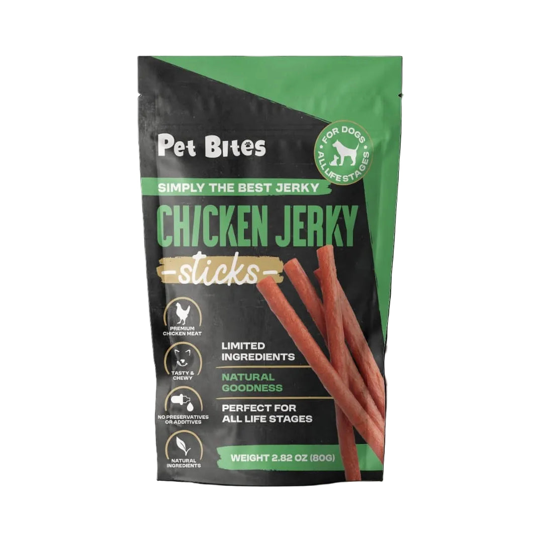 Pet Bites Chicken Jerky Sticks Dog Treats