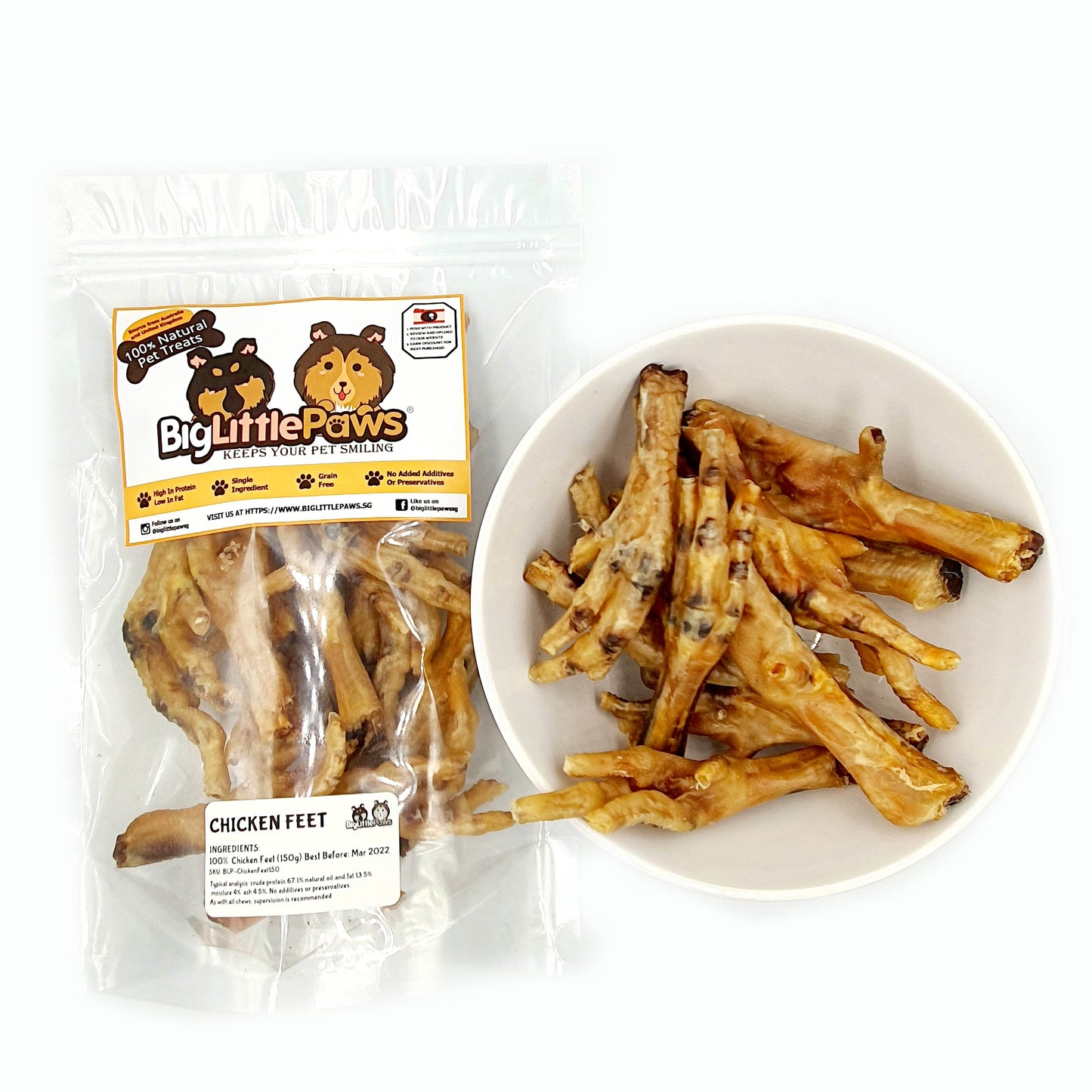 Chicken Feet Dog Treats