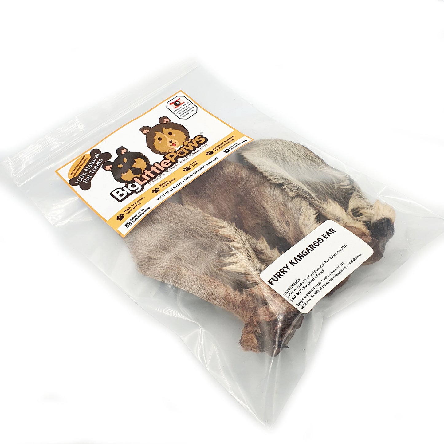 Furry Kangaroo Ear Dog Treats/ Chews