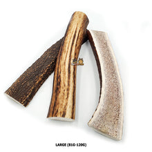 Load image into Gallery viewer, Red Deer Split Antler Natural Dog Chew