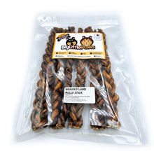 Load image into Gallery viewer, Lamb Braided Bully Stick (Big Little Paws Singapore)

