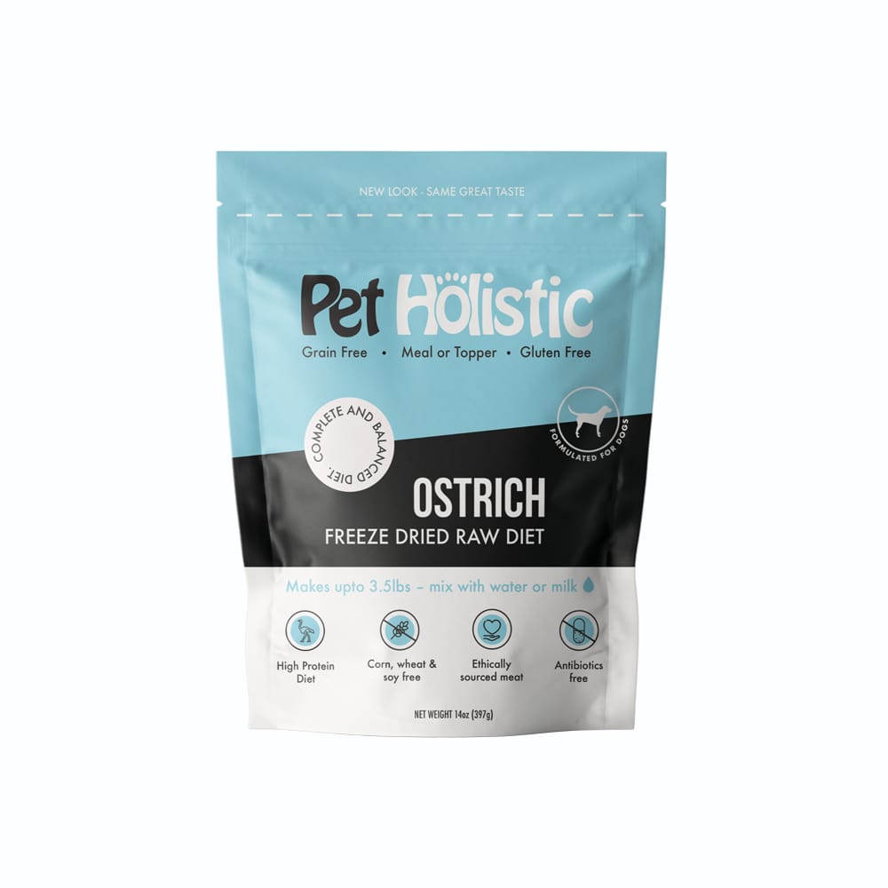 Freeze Dried Raw Diet-Ostrich (Pet Holistic)