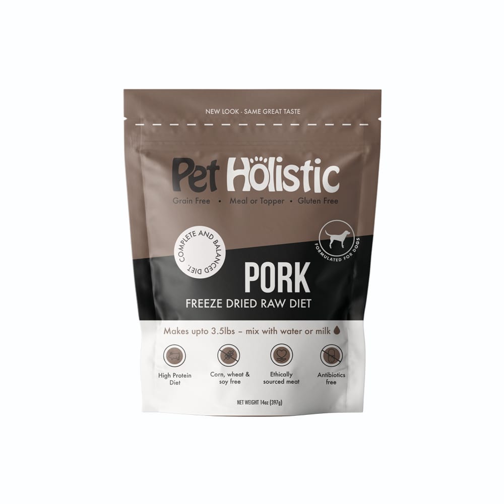 Pet Holistic Freeze Dried Raw Diet Pork Patties 11.5oz