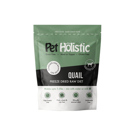 Freeze Dried Raw Diet-Quail (Pet Holistic)