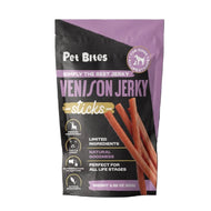 Pet Bites Venison Jerky Sticks Dog Treats