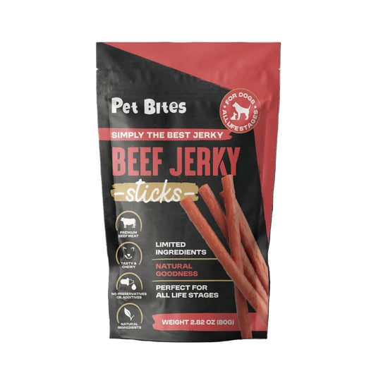 Pet Bites Beef Jerky Stick Dog Treats