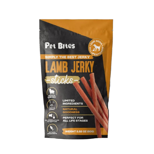 Pet Bites Lamb Jerky Sticks