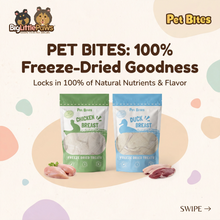 Load image into Gallery viewer, Pet Bites Freeze Dried Treats for Dogs &amp; Cats
