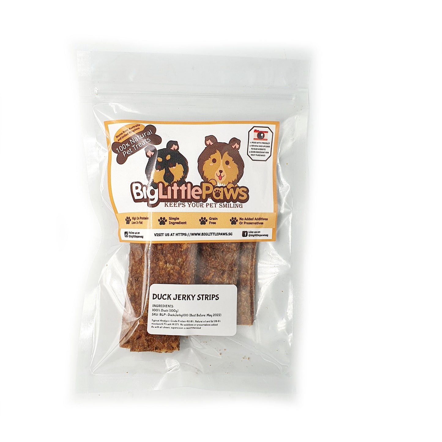 Duck Jerky Strips