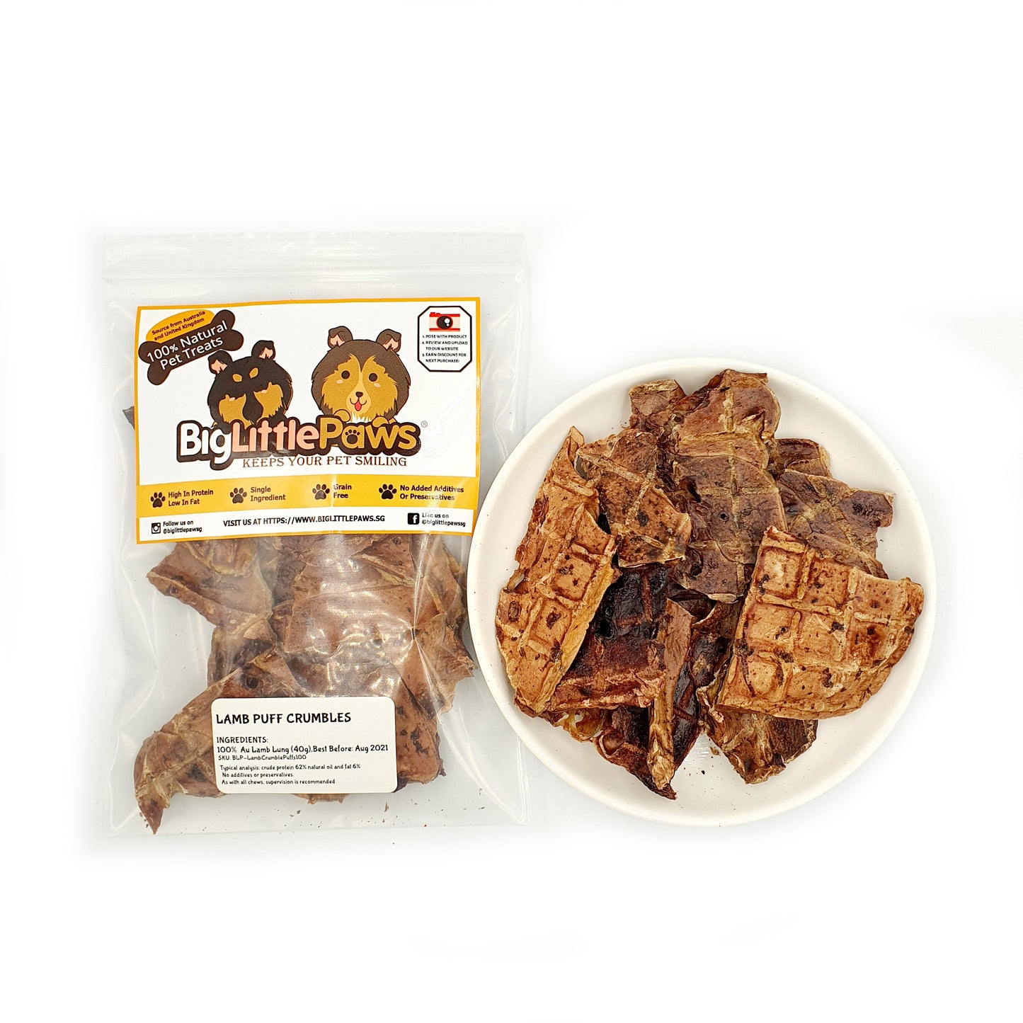 Lamb Puff Crumbles DogTreats