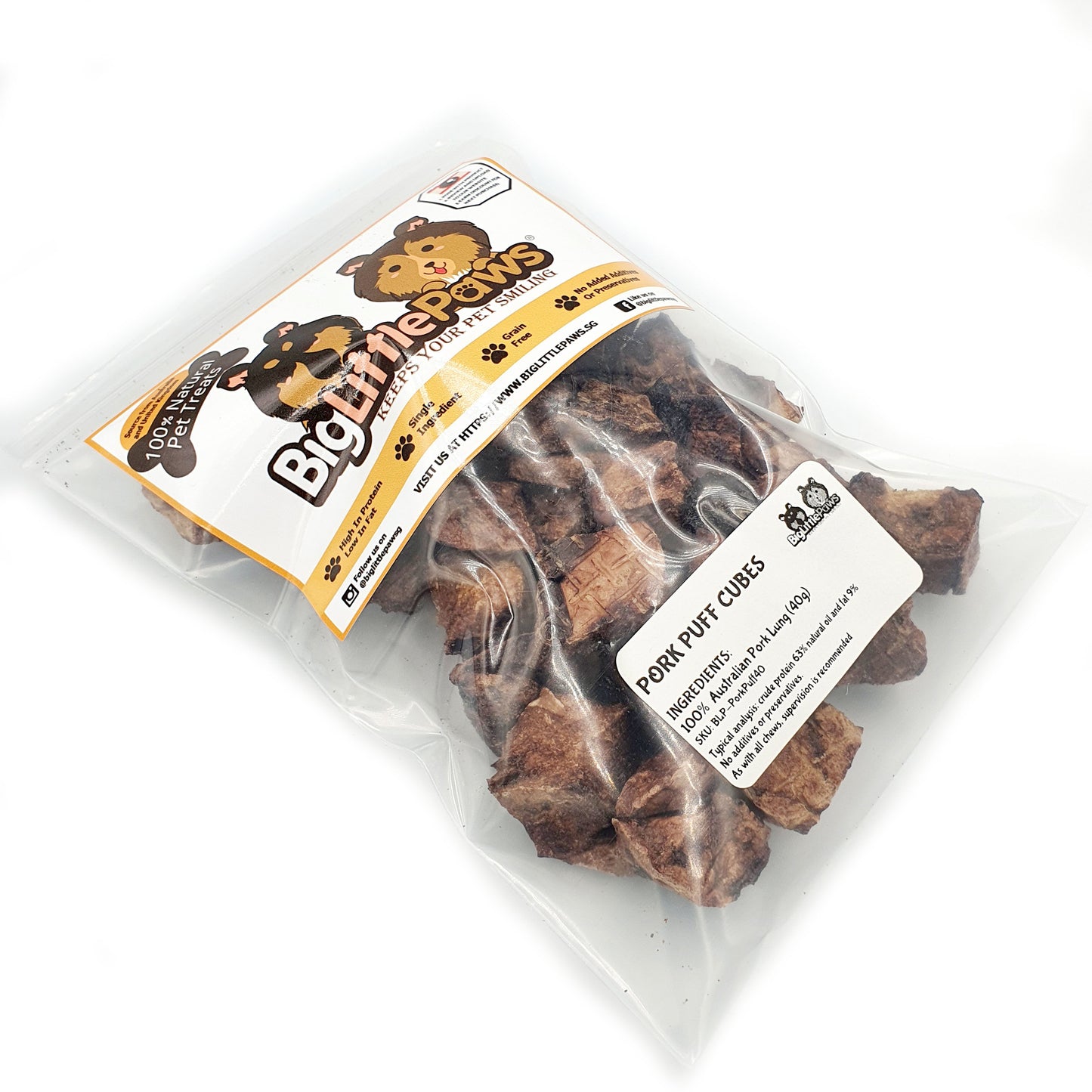 Pork Puff Dog Treats