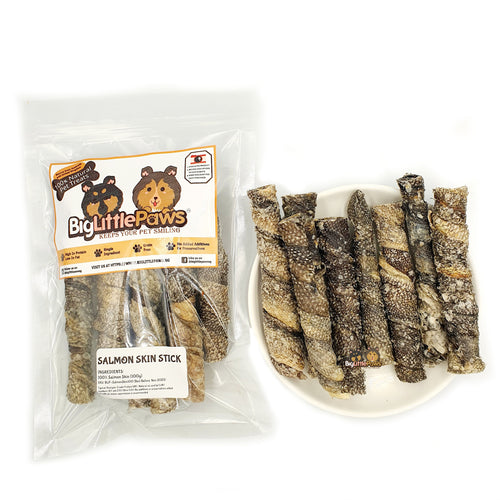 Salmon Skin Sticks Dog Treats