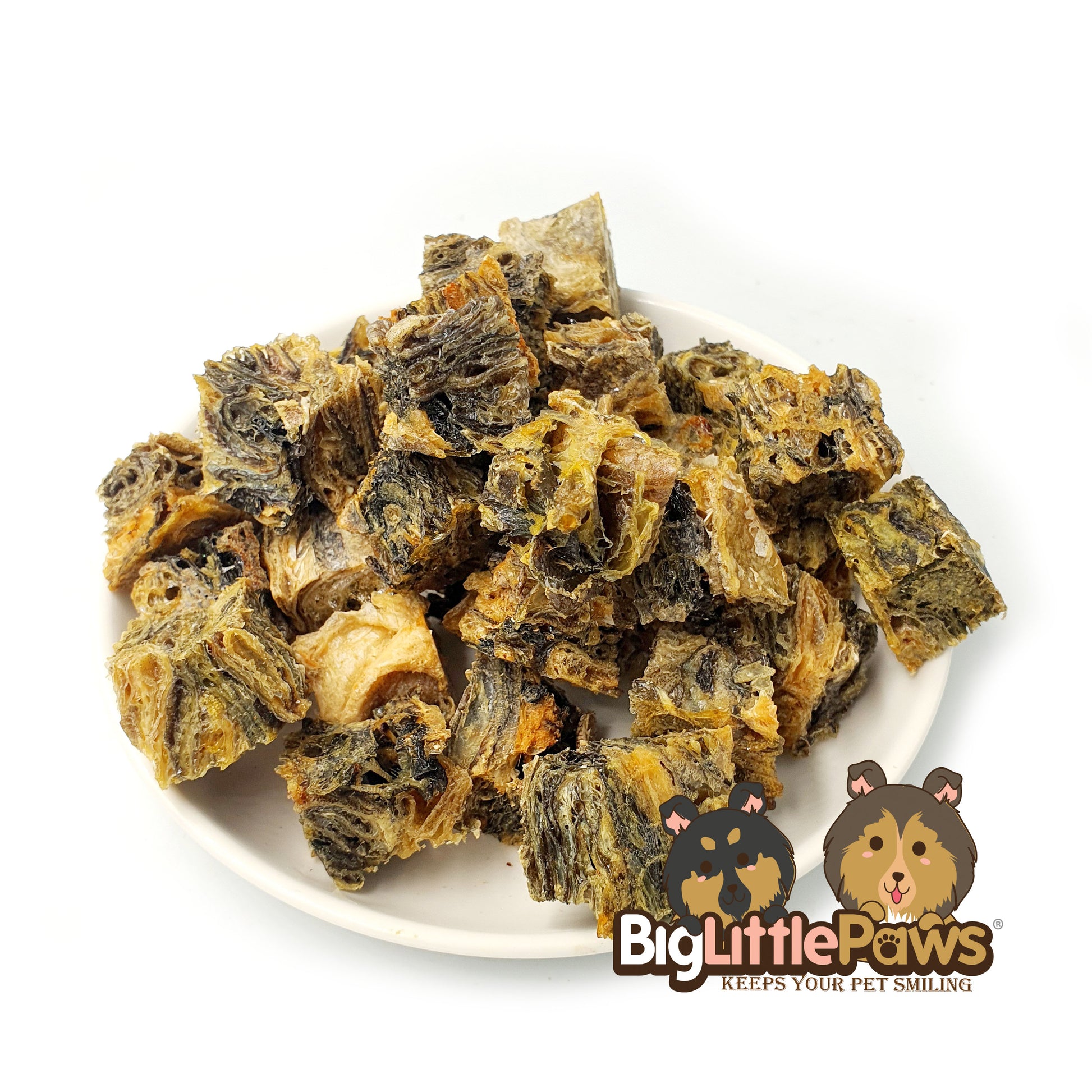 Whitefish Skin Sea Jerky Cubes Dog Treats