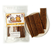 Load image into Gallery viewer, Wild Boar Jerky Strips Dog Treats
